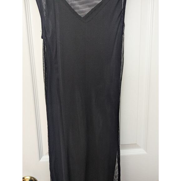 Forever 21 Dress Size S Midi Fishnet Conceal And Reveal Sexy Club Concert Goth - Picture 9 of 10